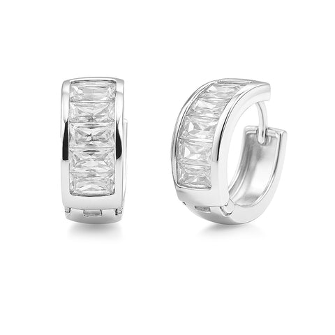 Huggies circonia Plata .925