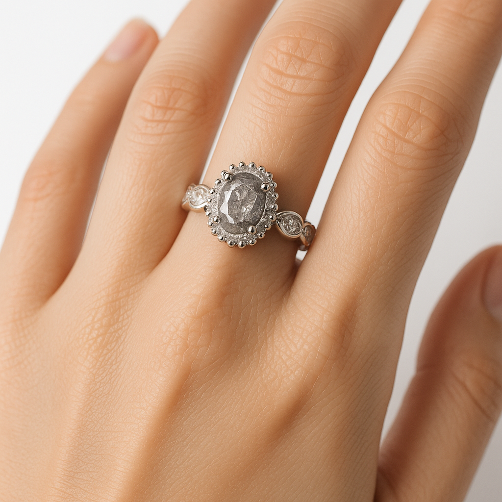 Anillo circonias Plata .925