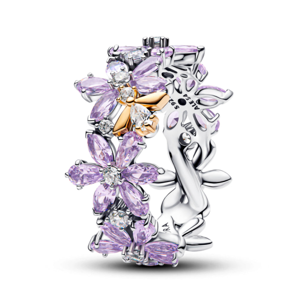 Anillo Inspirado Pan 1.1 Bridgerton Abeja Plata .925