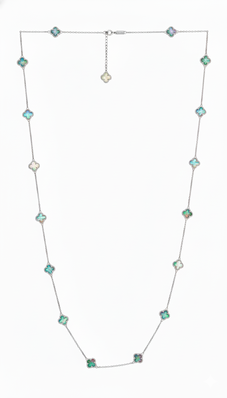 COLLAR INSPIRADO VAN PLATA .925