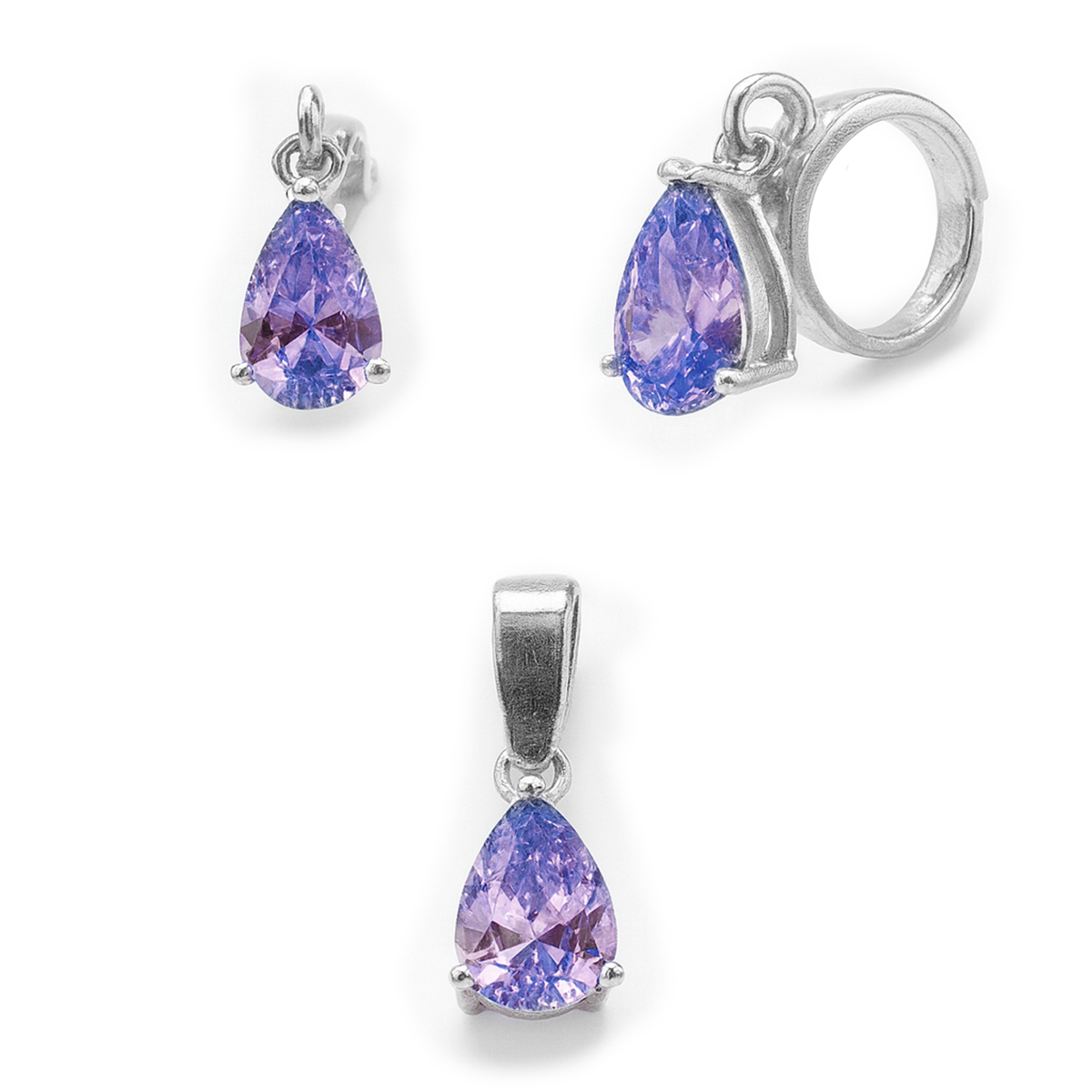 Set circonia Plata .925
