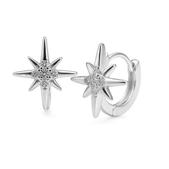 Huggies Estrella Fugaz con Micro Circonias Plata .925