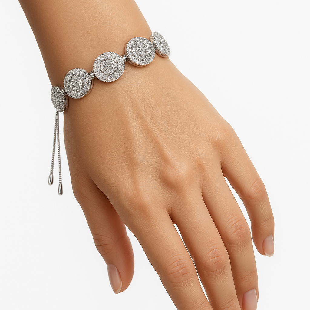 Pulsera ovalos Plata .925