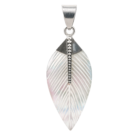 Dije pluma Plata .925