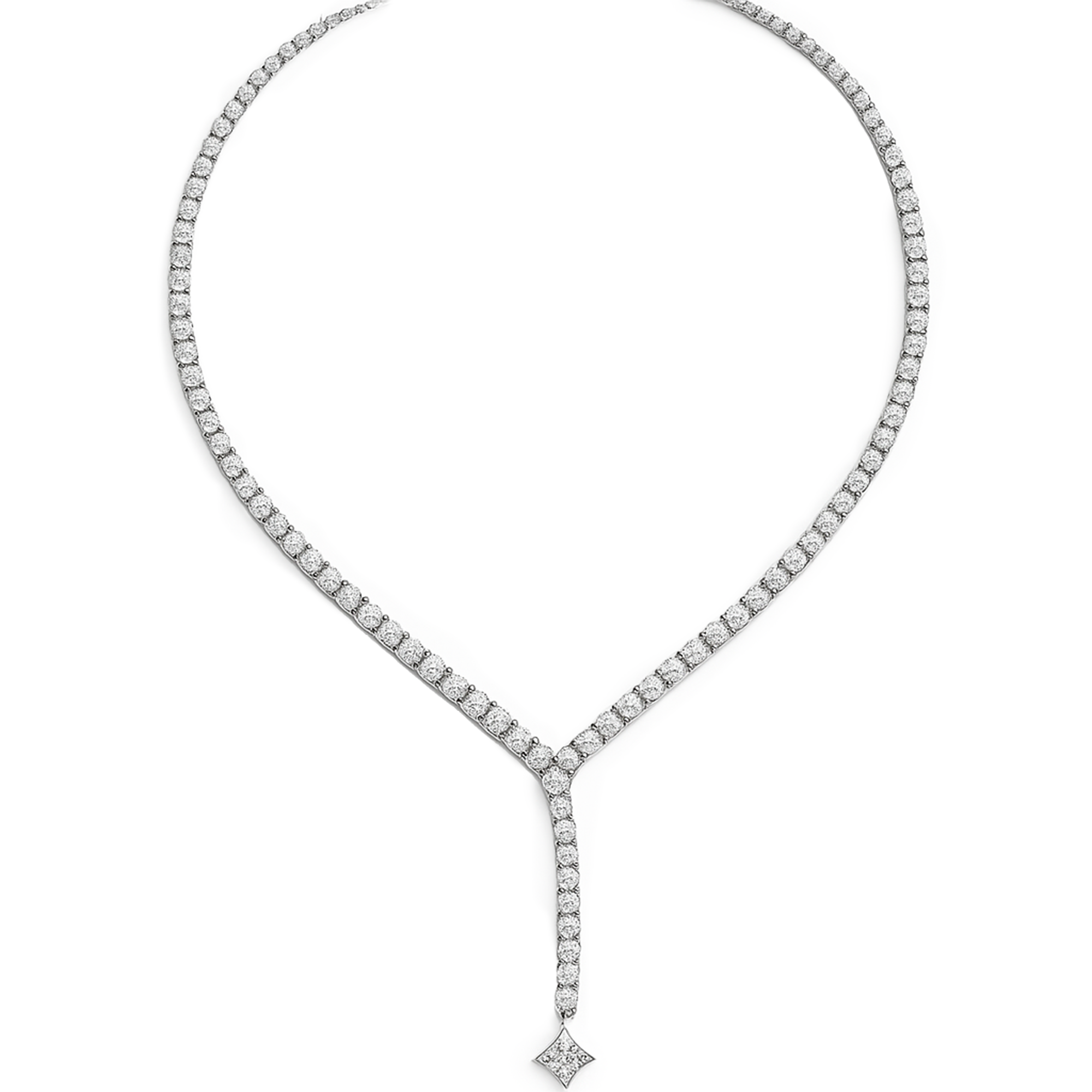 COLLAR CIRCONIA PLATA .925