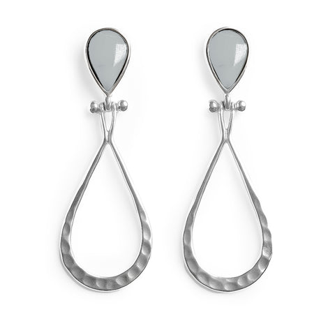 Arete largo Plata .925