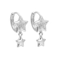 Huggies Estrella Colgante con Micro Circonias Plata .925