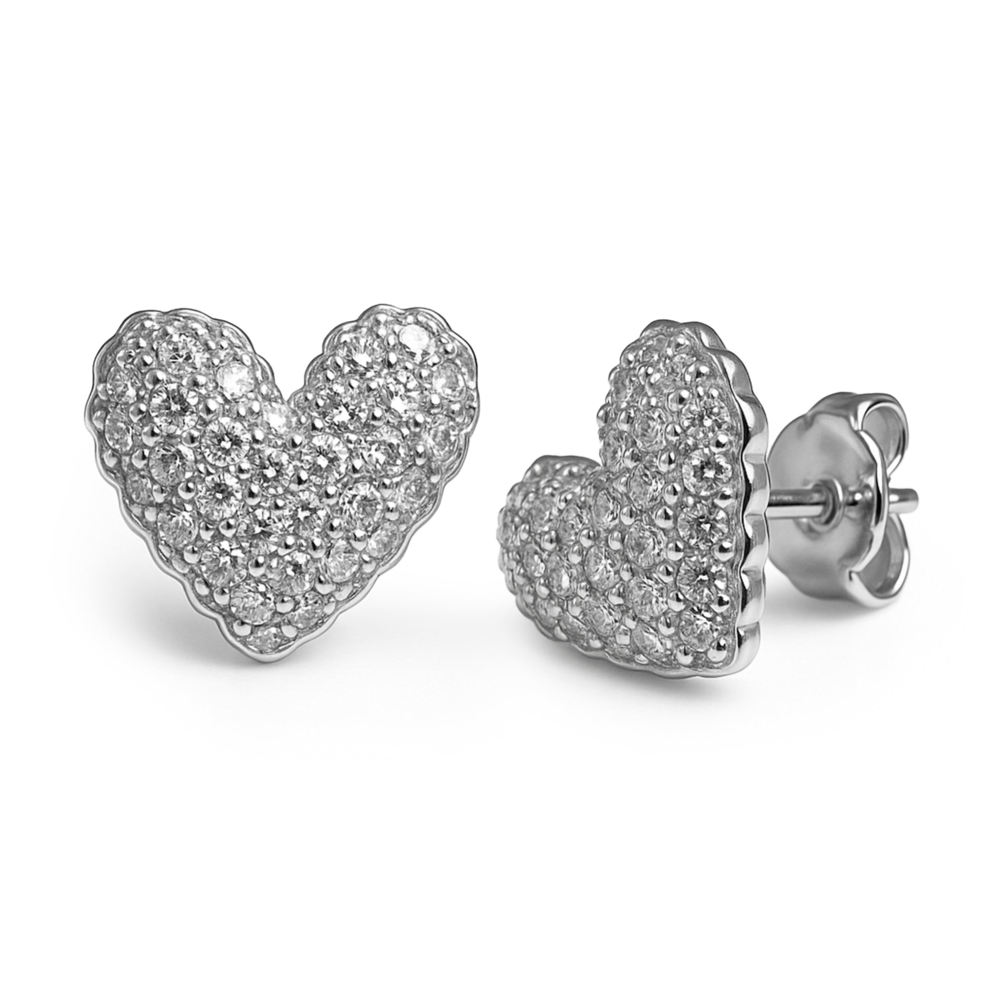 Broquel corazón Plata .925