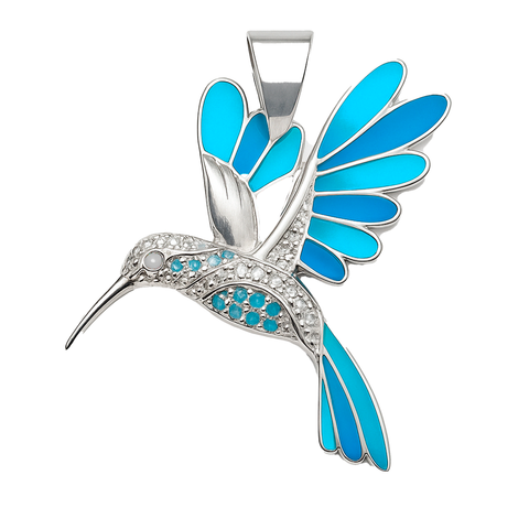 Dije colibri Plata .925