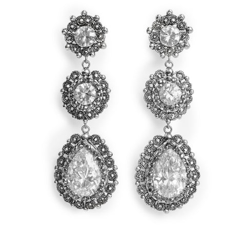 Arete filigrana Plata .925