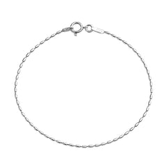 Pulsera Estilo Arroz Plata .925