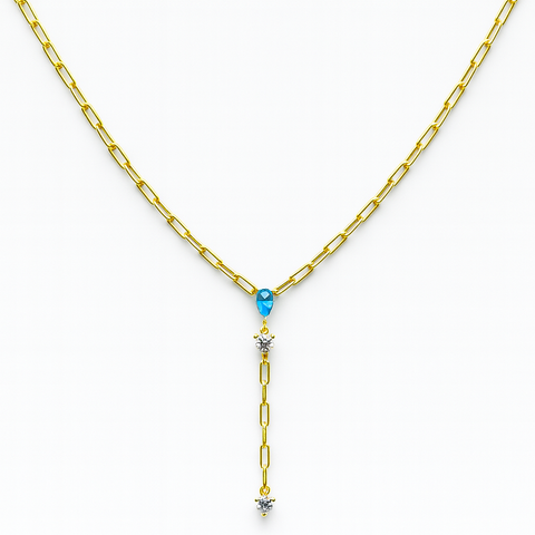 COLLAR OPALO PLATA .925