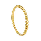 Anillo Medias Bolitas Oro 10K