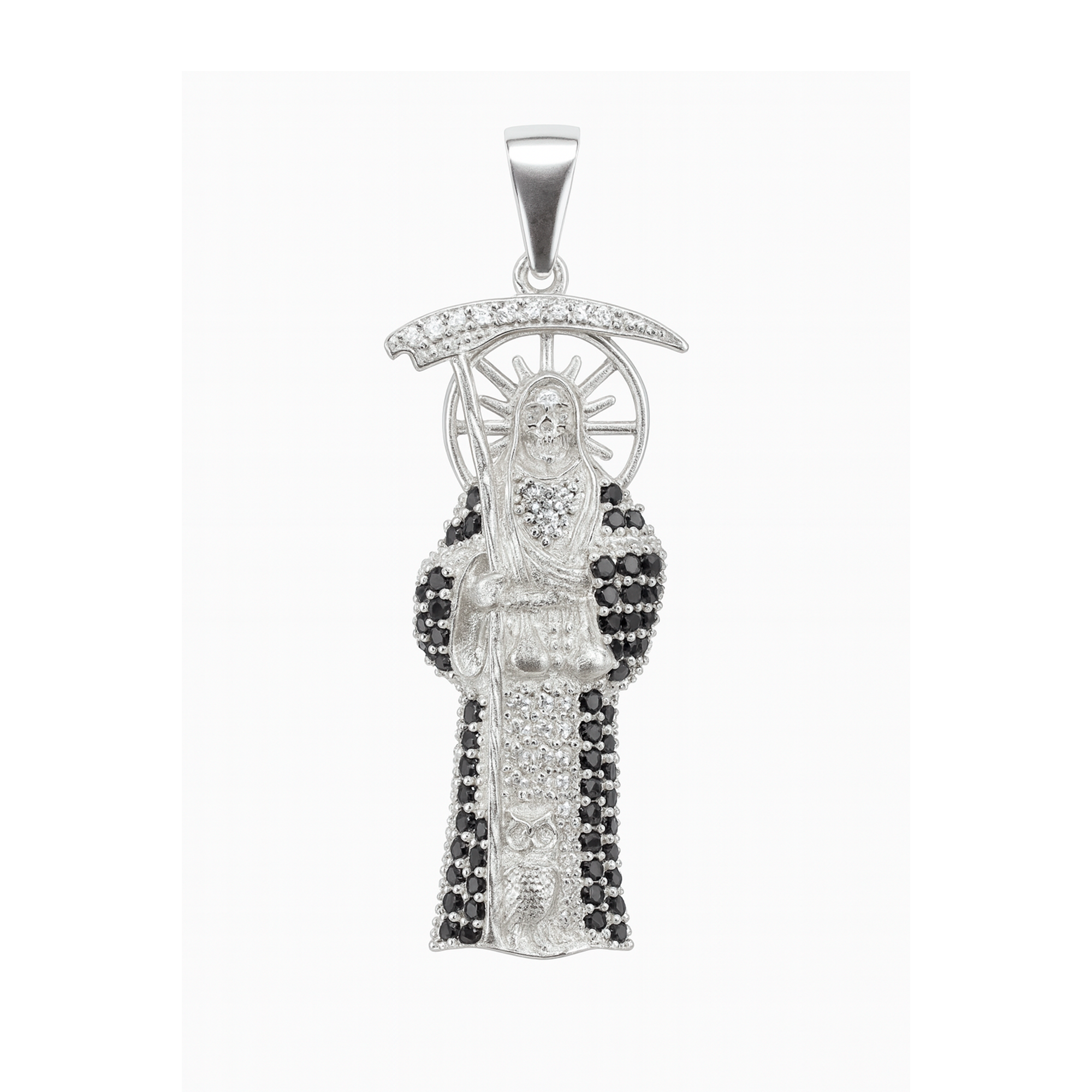 Dije Santa Muerte Plata .925