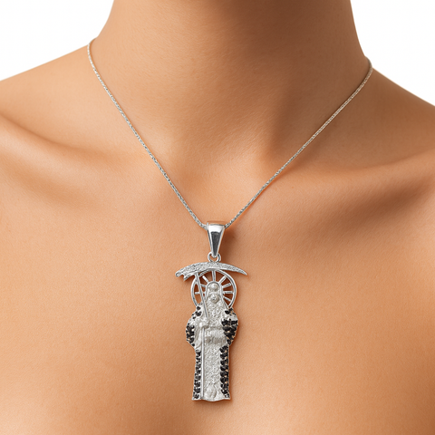 Dije Santa Muerte Plata .925