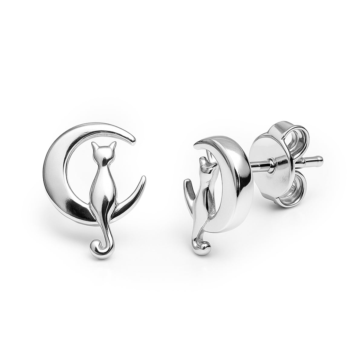 Broquel gato Plata .925