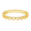 Anillo Silueta de Corazones Oro 10K
