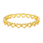 Anillo Silueta de Corazones Oro 10K