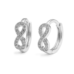 Huggies Infinito con Micro Circonias Plata .925