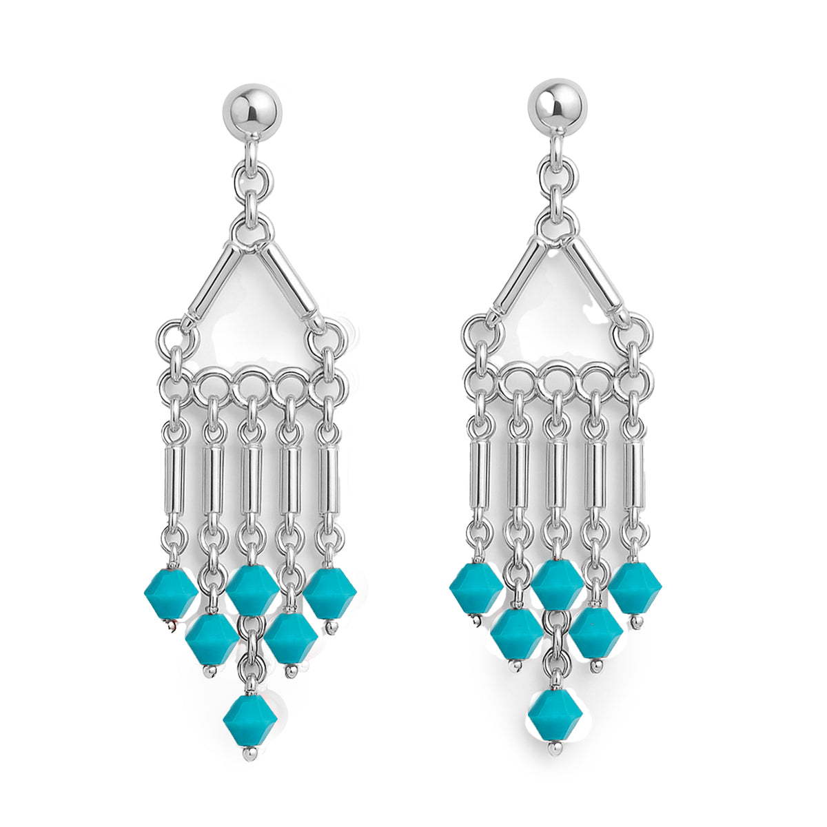 Arete largo Plata .925
