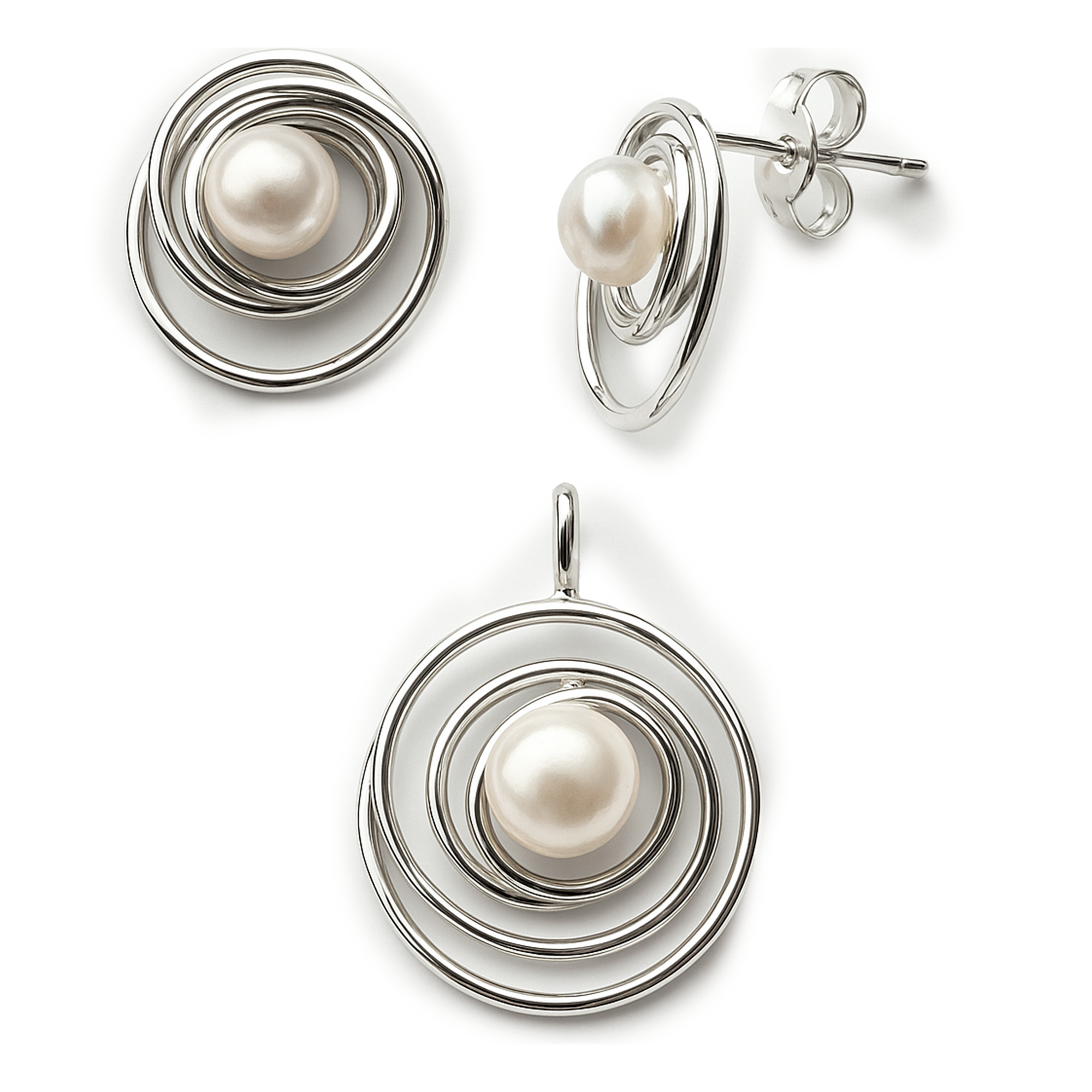 Set perla Plata .925