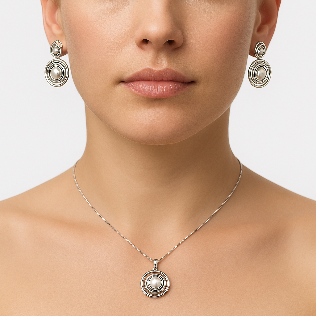 Set perla Plata .925