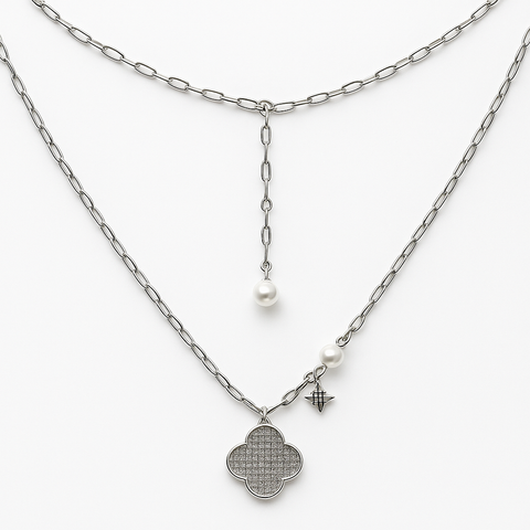 COLLAR VAN CLEEF PLATA .925