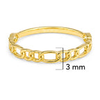 Anillo Cartier Eslabon 2X1 Oro 10K