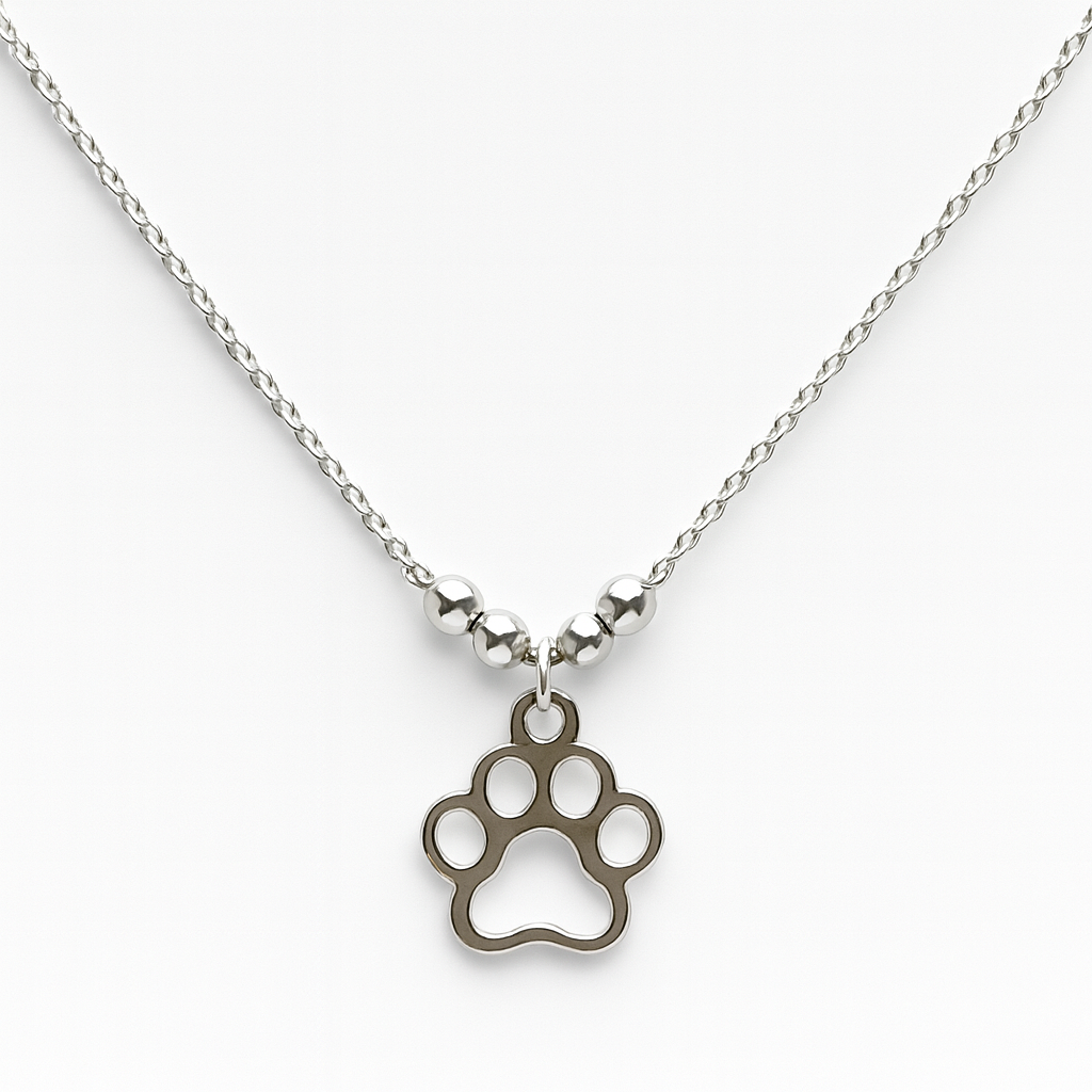 COLLAR HUELLA PLATA .925