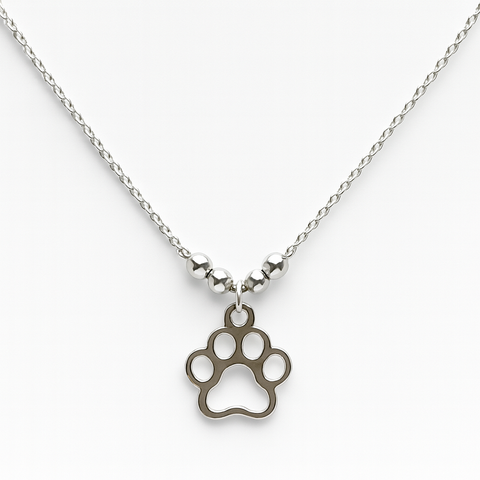 COLLAR HUELLA PLATA .925