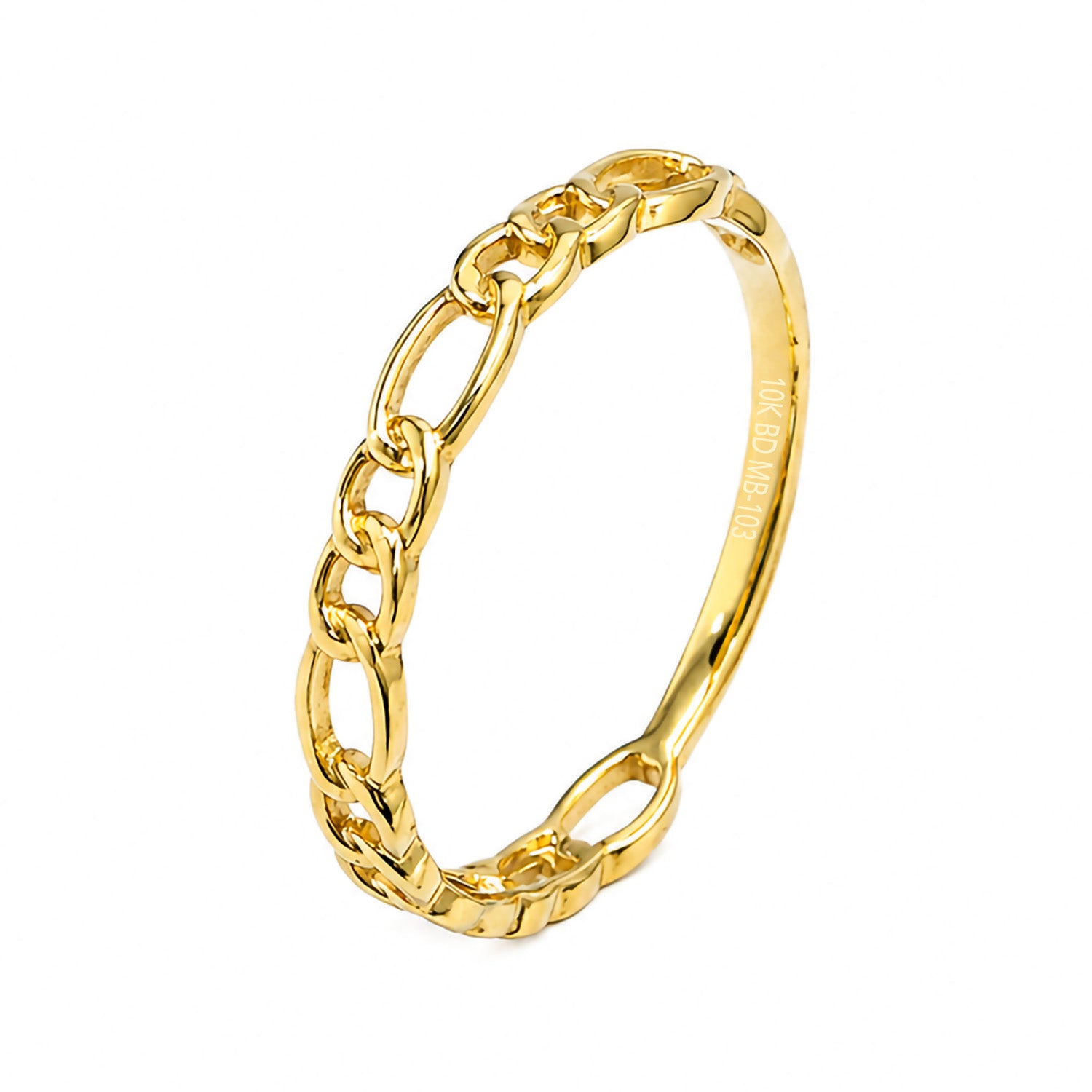 Anillo Cartier Eslabon 2X1 Oro 10K