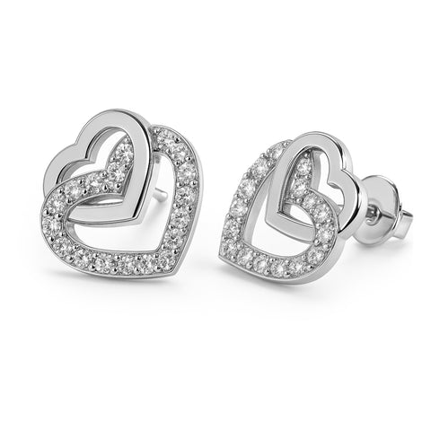 Broquel corazón Plata .925