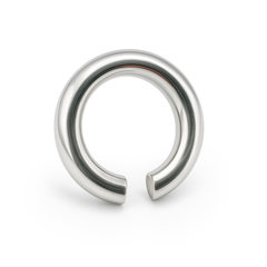 Grapa Estilo Chunky Lisa Plata .925