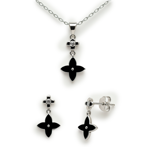 Set inspirado LV Plata .925
