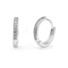 Huggies Linea de Circonia Plata .925