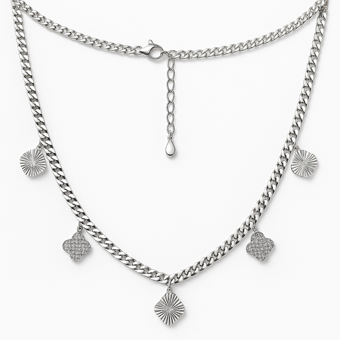 COLLAR VAN CLEEF PLATA .925