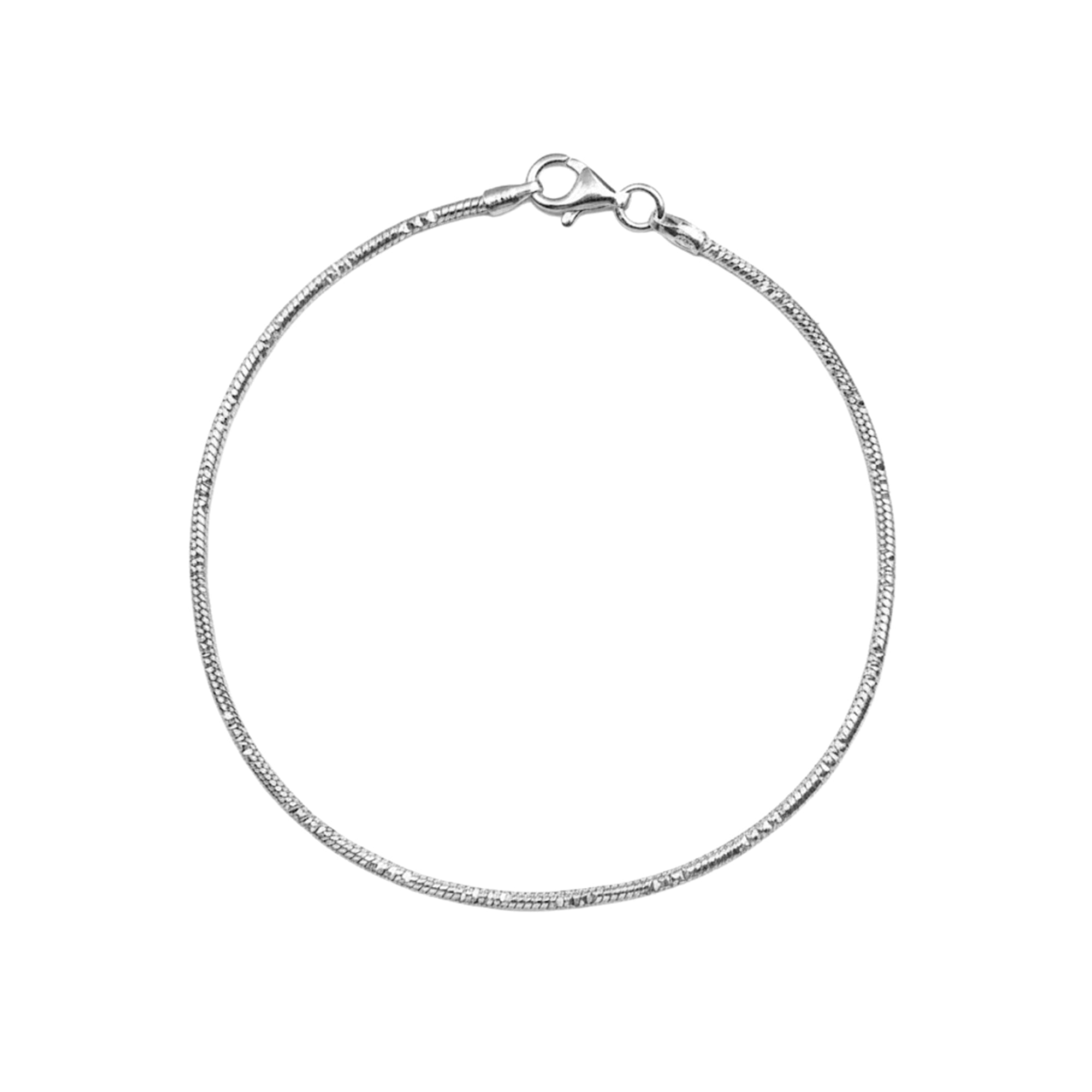 Pulsera Espuma Diamantada Plata .925