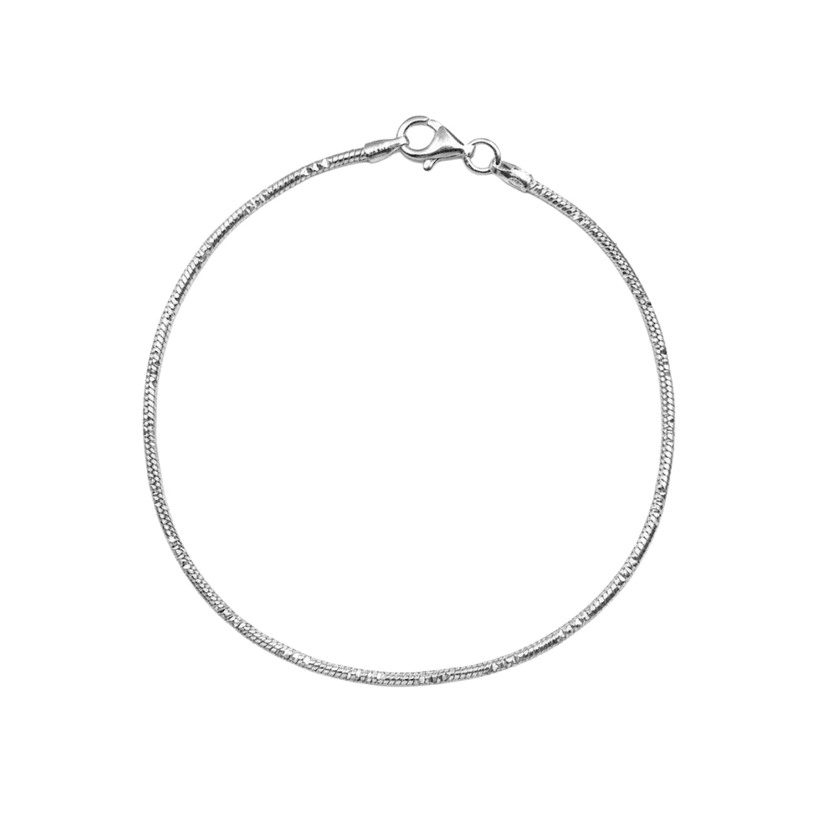 Pulsera Espuma Diamantada Plata .925