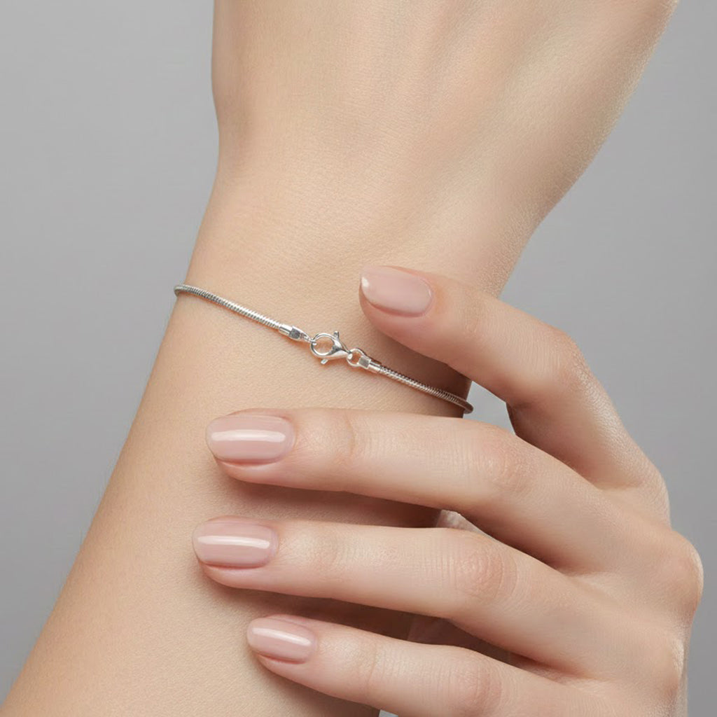 Pulsera Espuma Diamantada Plata .925