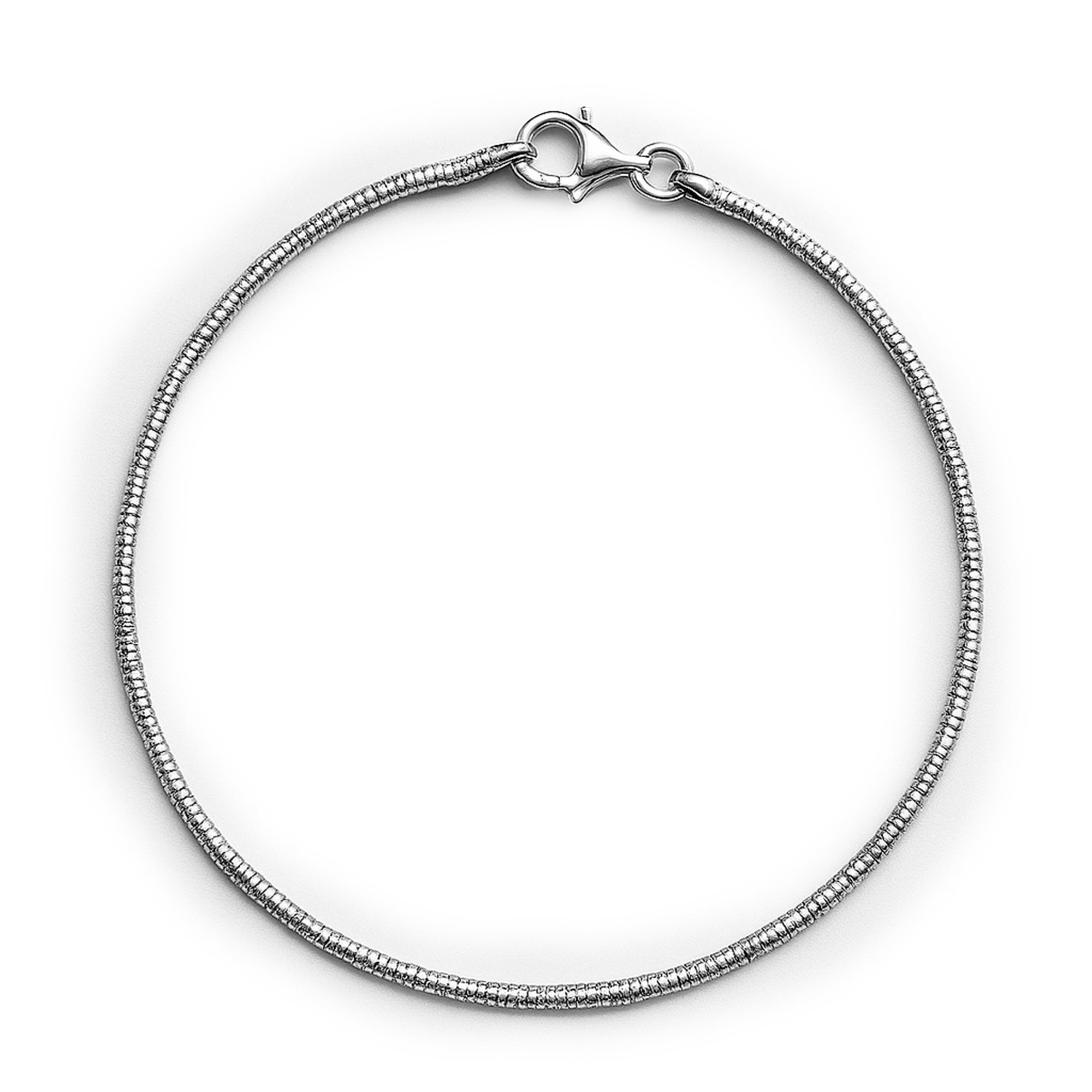 61 - Pulsera espuma Plata .925