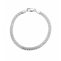 Pulsera Estilo Bismark Plata .925