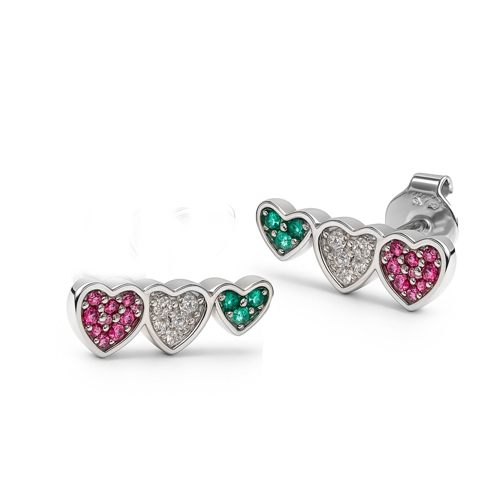 Broquel corazón Plata .925