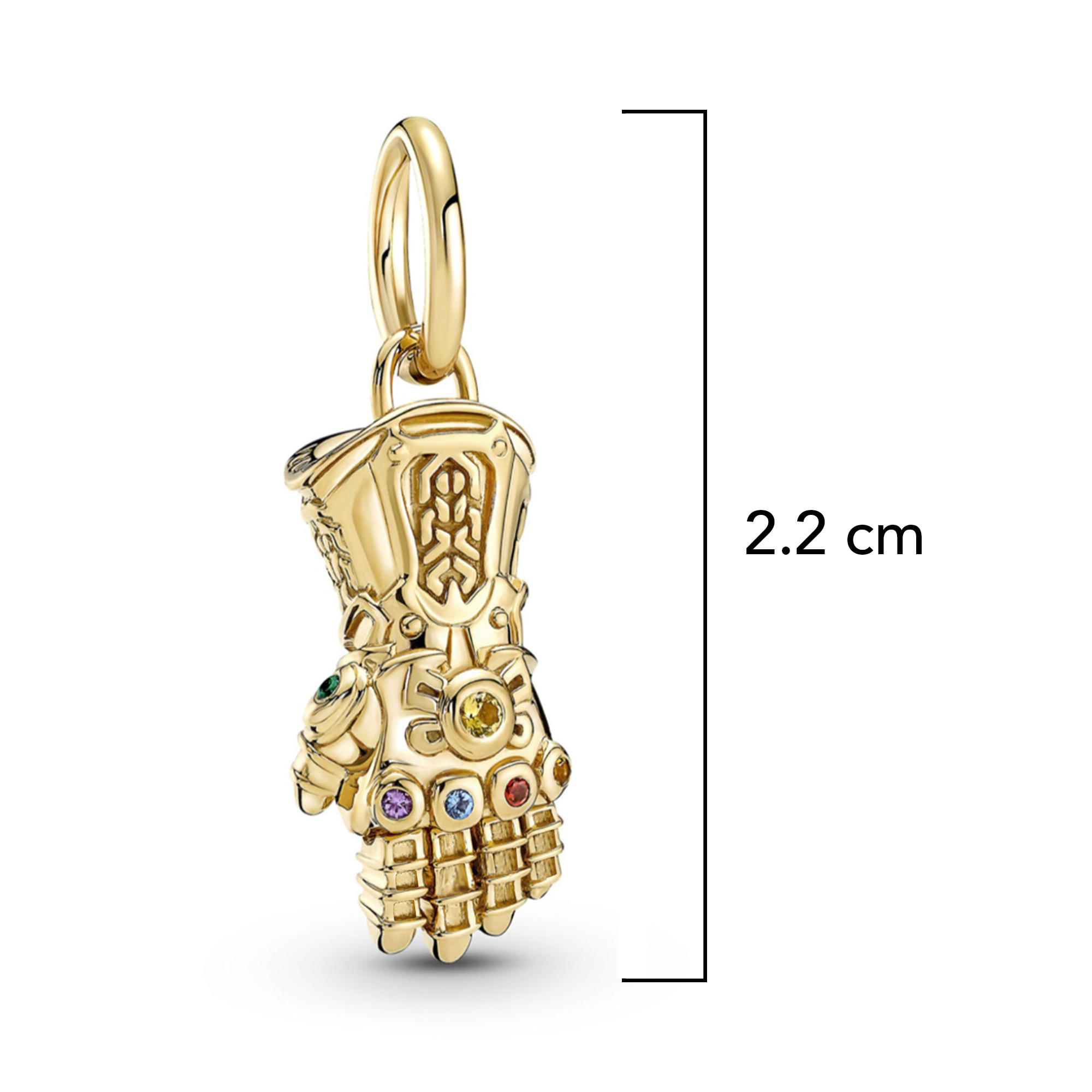 Charm Inspirado Pan 1:1 Guantelete Thanos Plata .925