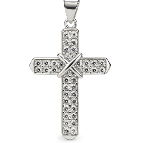 DIJE CRUZ PLATA .925