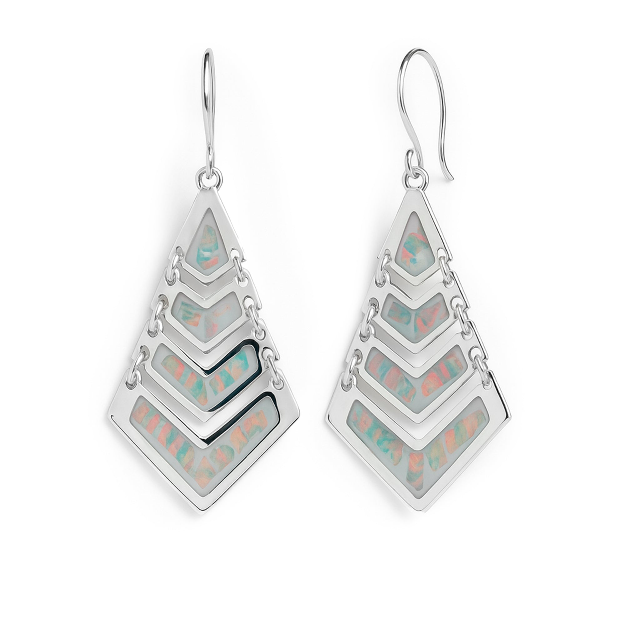 Arete largo Plata .925