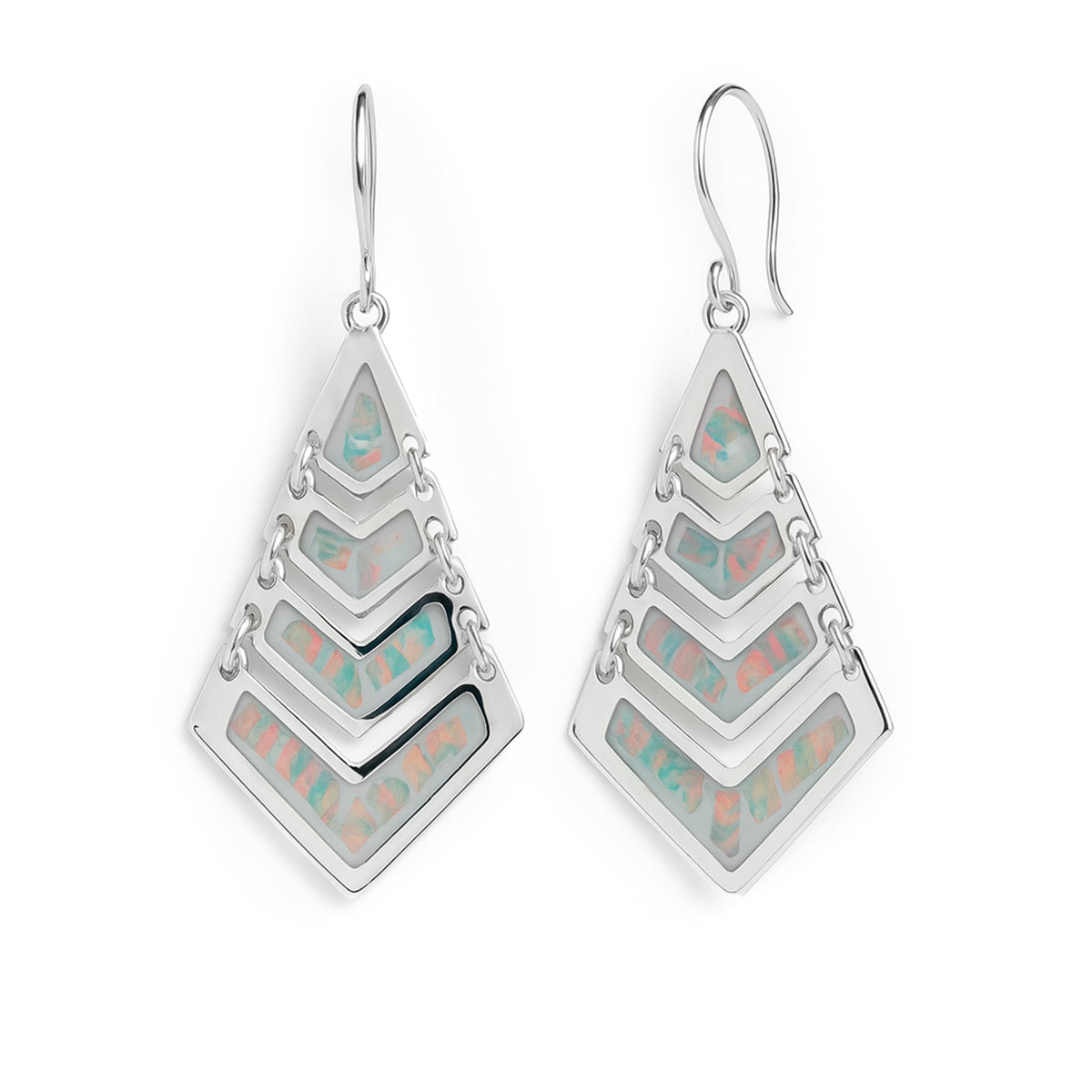 Arete largo Plata .925