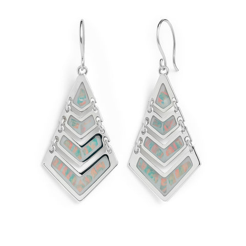 Arete largo Plata .925