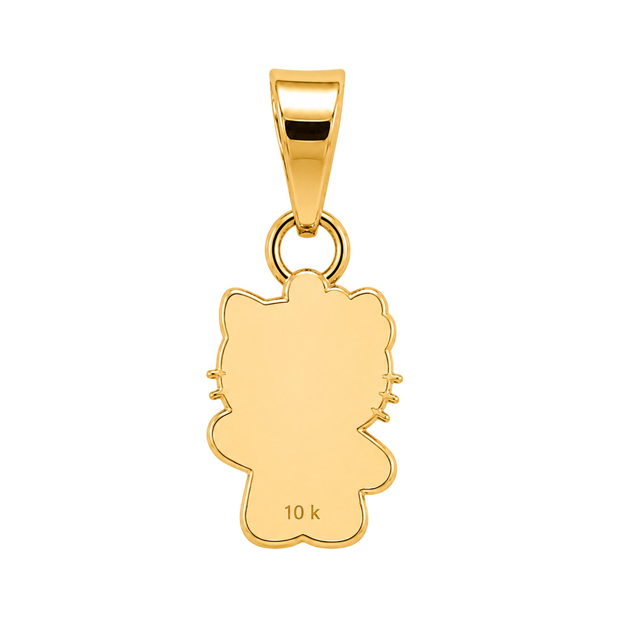 Dije Inspirado Hello Kitty con Esmalte Oro 10K