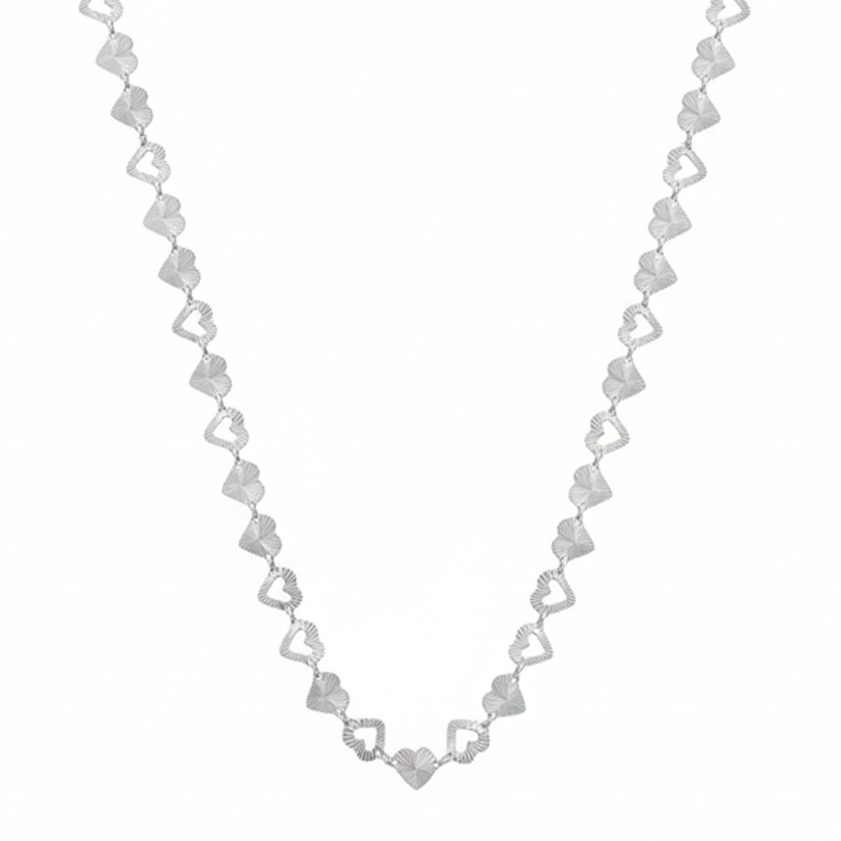 COLLAR CORAZON PLATA .925