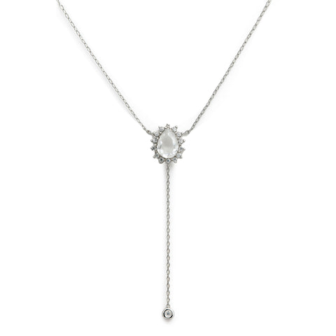 COLLAR CUARZO PLATA .925